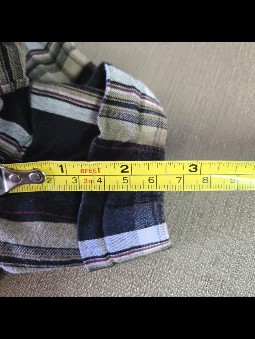 SPACEGIRLZ | Dark Cuffed Y2K Plaid Micro Shorts sz 1 - Picture 12 of 12